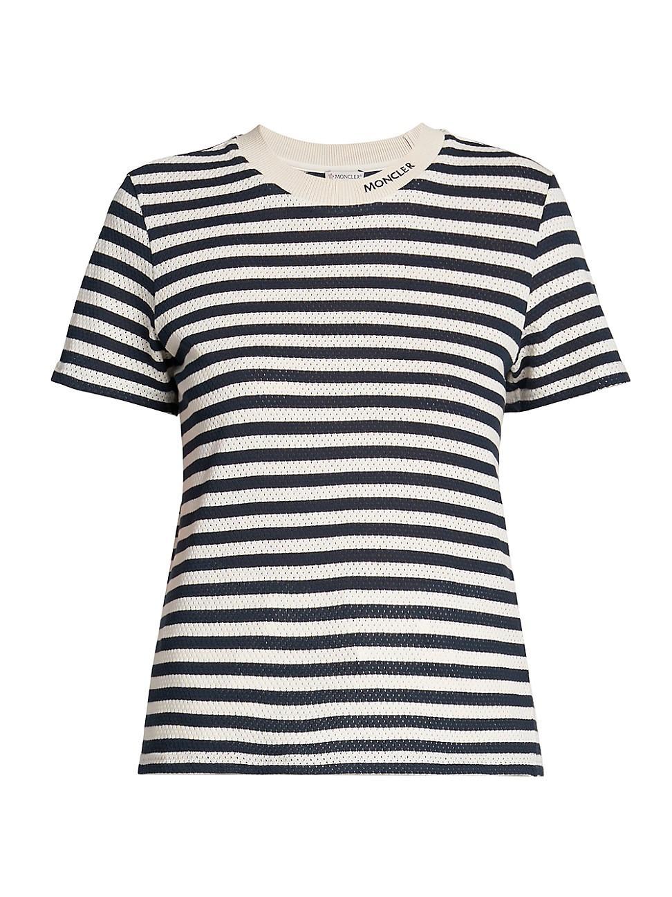 Womens Striped Cotton T-Shirt product image