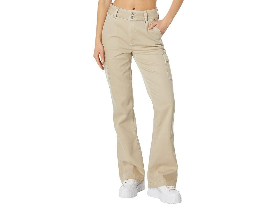 Paige Dion w/ Cargo Pockets in Vintage Warm Sand (Vintage Warm Sand) Women's Jeans Product Image