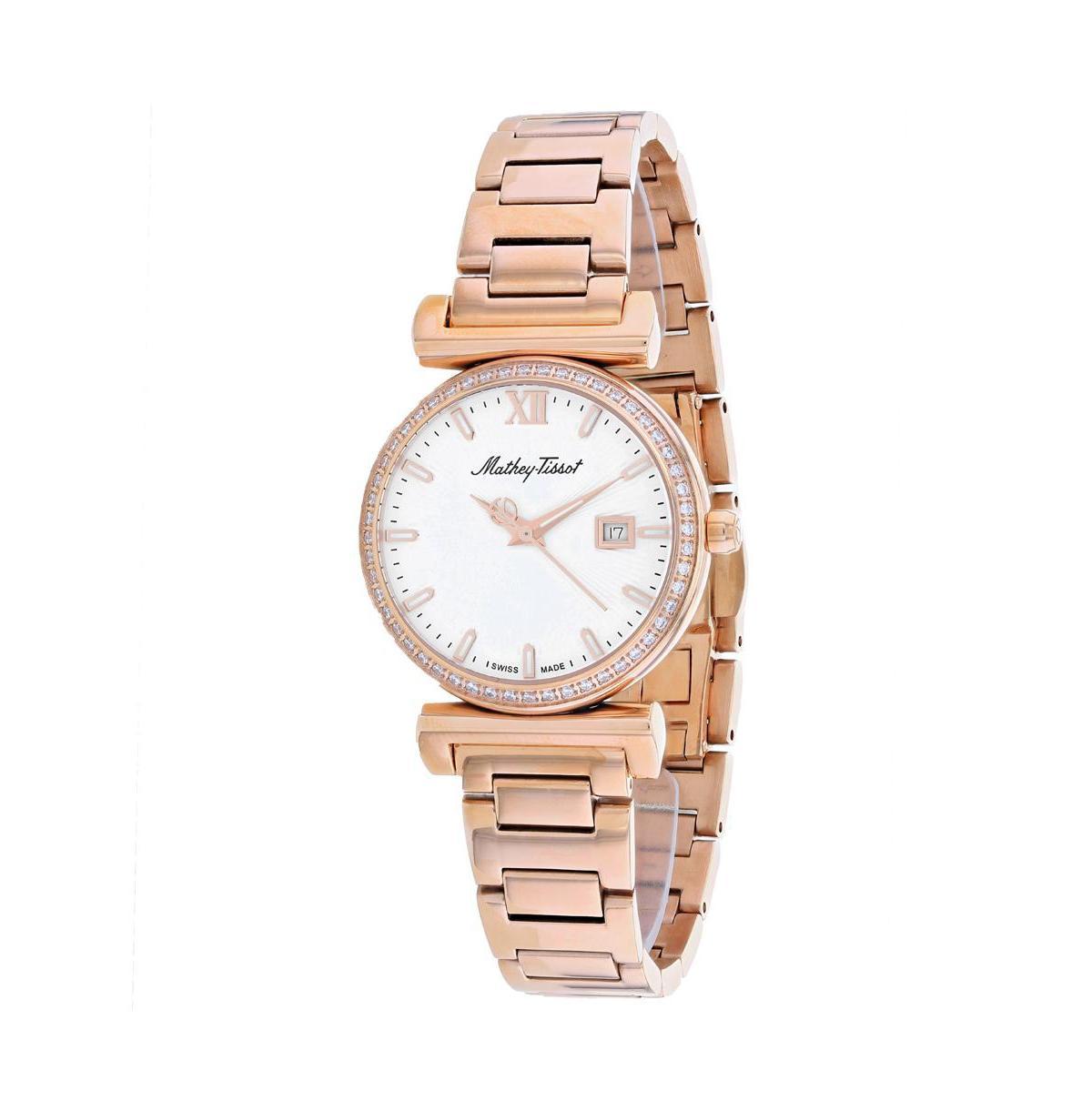 Mathey Tissot Womens White Dial Watch - D410PQI - White Product Image