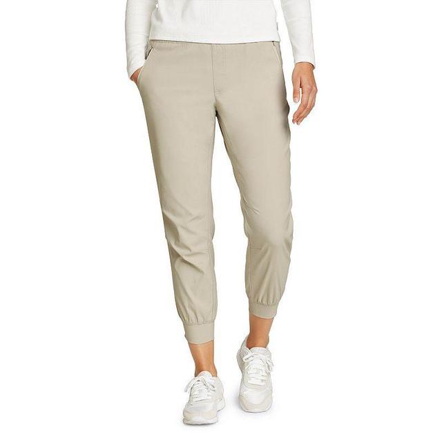 Womens Eddie Bauer Rainier Joggers Lt Beige Product Image