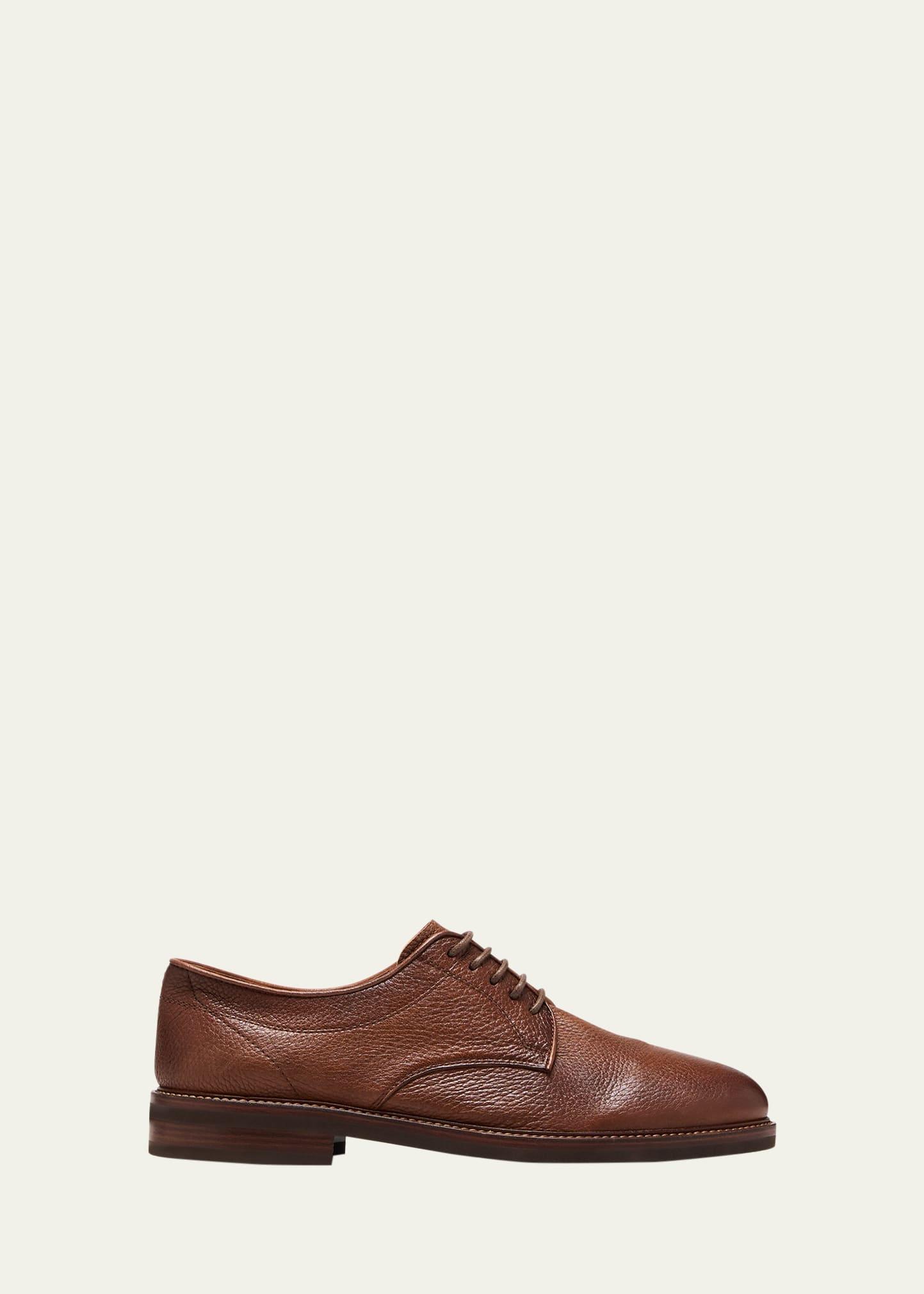 Mens Soft Leather Derby Shoes Product Image