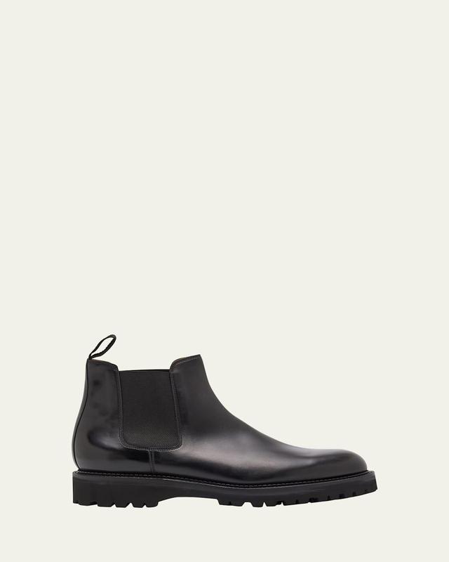 Mens Lawry Leather Lug-Sole Chelsea Boots Product Image