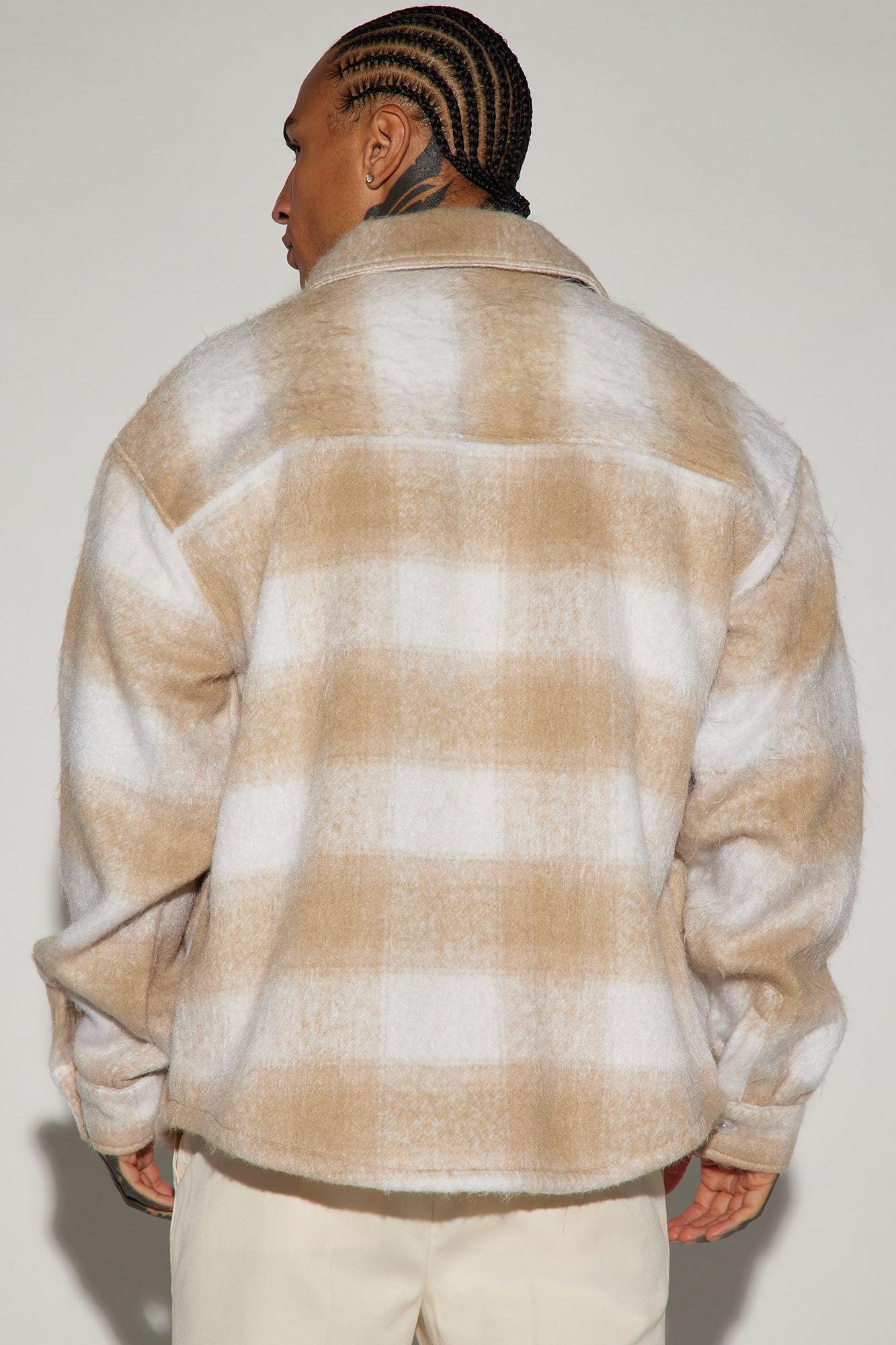 Keystone Mohair Shacket - Cream Product Image