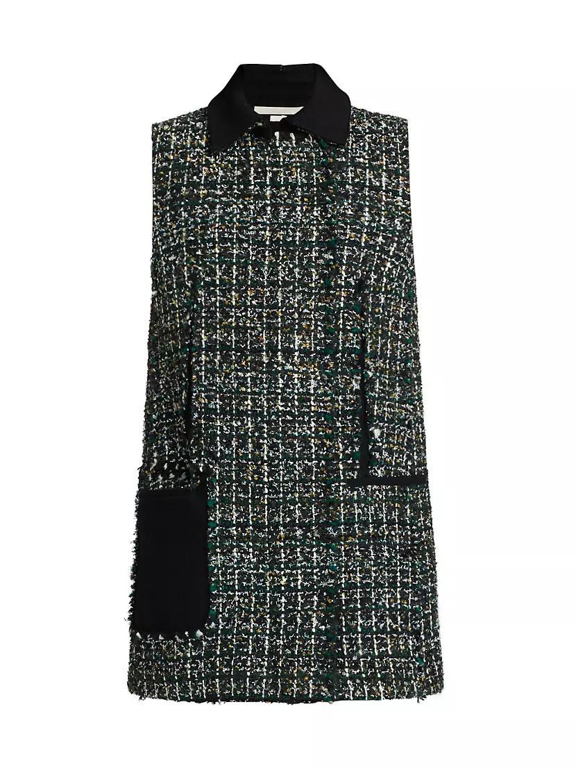 Collared Tweed Minidress Product Image