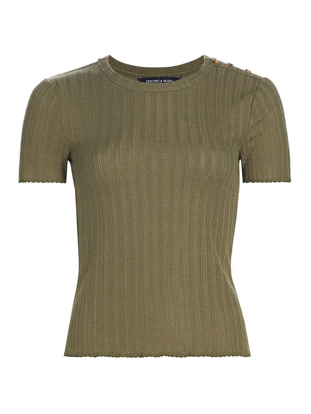 Womens Draya Knit T-Shirt Product Image