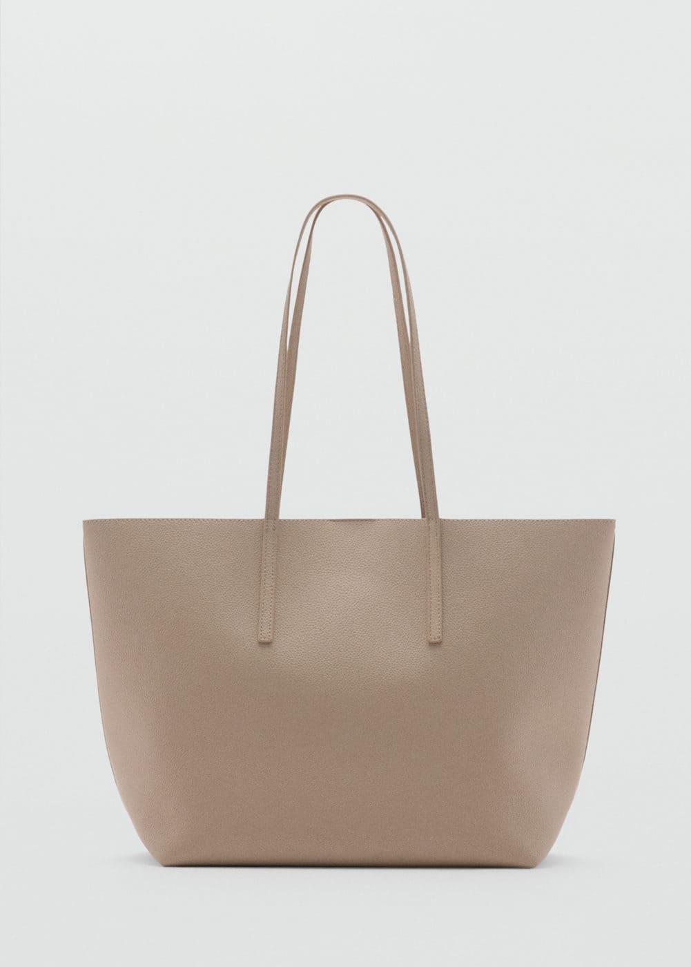 MANGO - Pebbled effect shopper bag - One size - Women Product Image