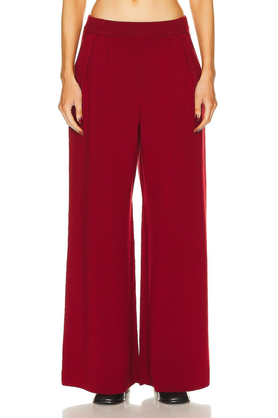 Max Mara Nocera Pant Red. (also in S). Product Image