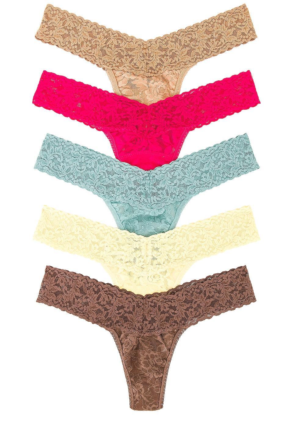 Five Low Rise Thongs Hanky Panky Product Image