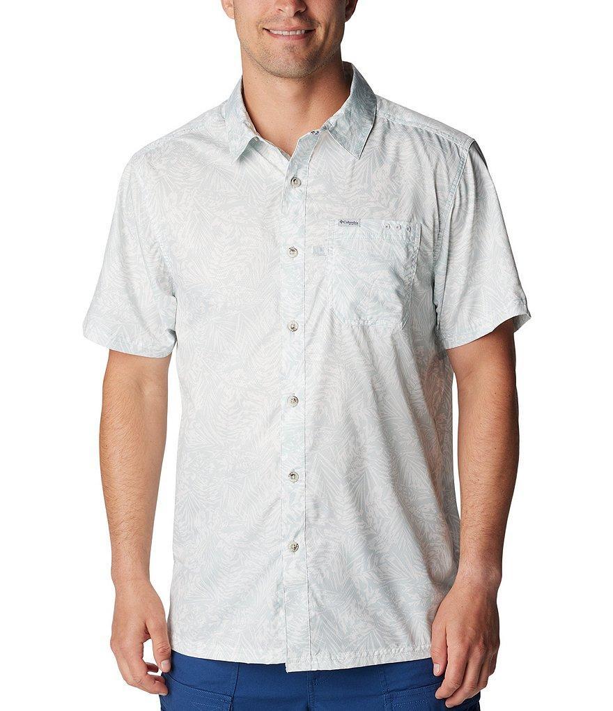 Columbia Super Slack Tide™ Short Sleeve Solid Woven Camp Shirt Product Image