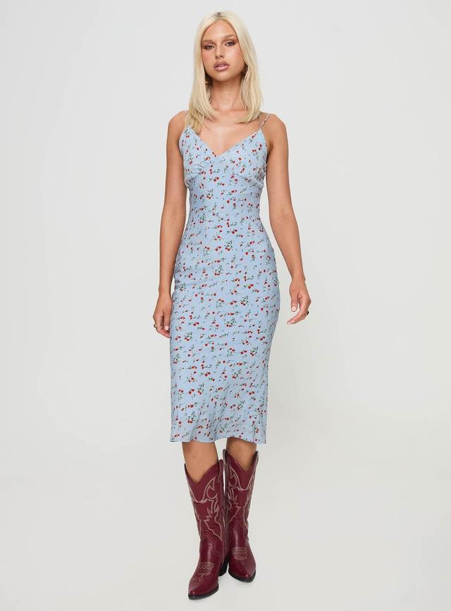 Forsell Maxi Dress Blue Floral Product Image