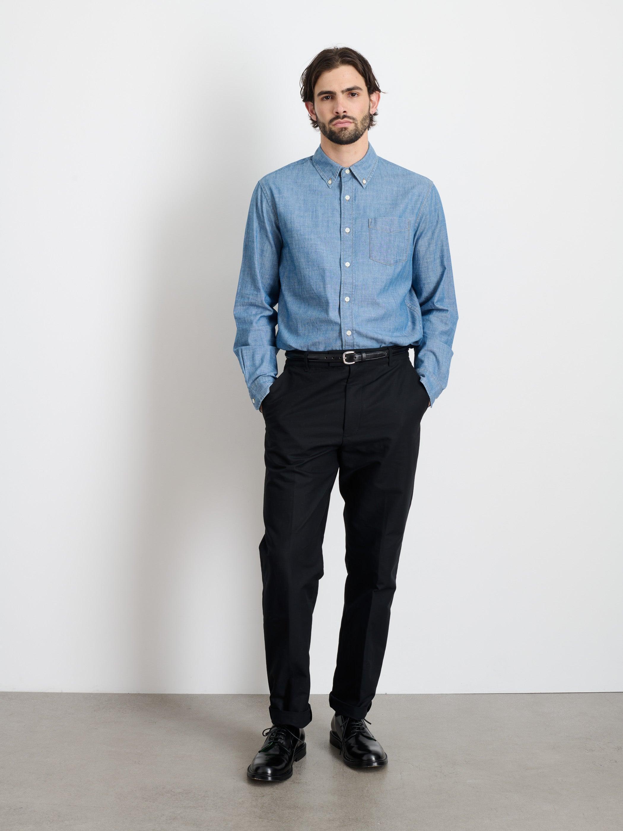 Grant Trouser In Cotton Twill Male Product Image