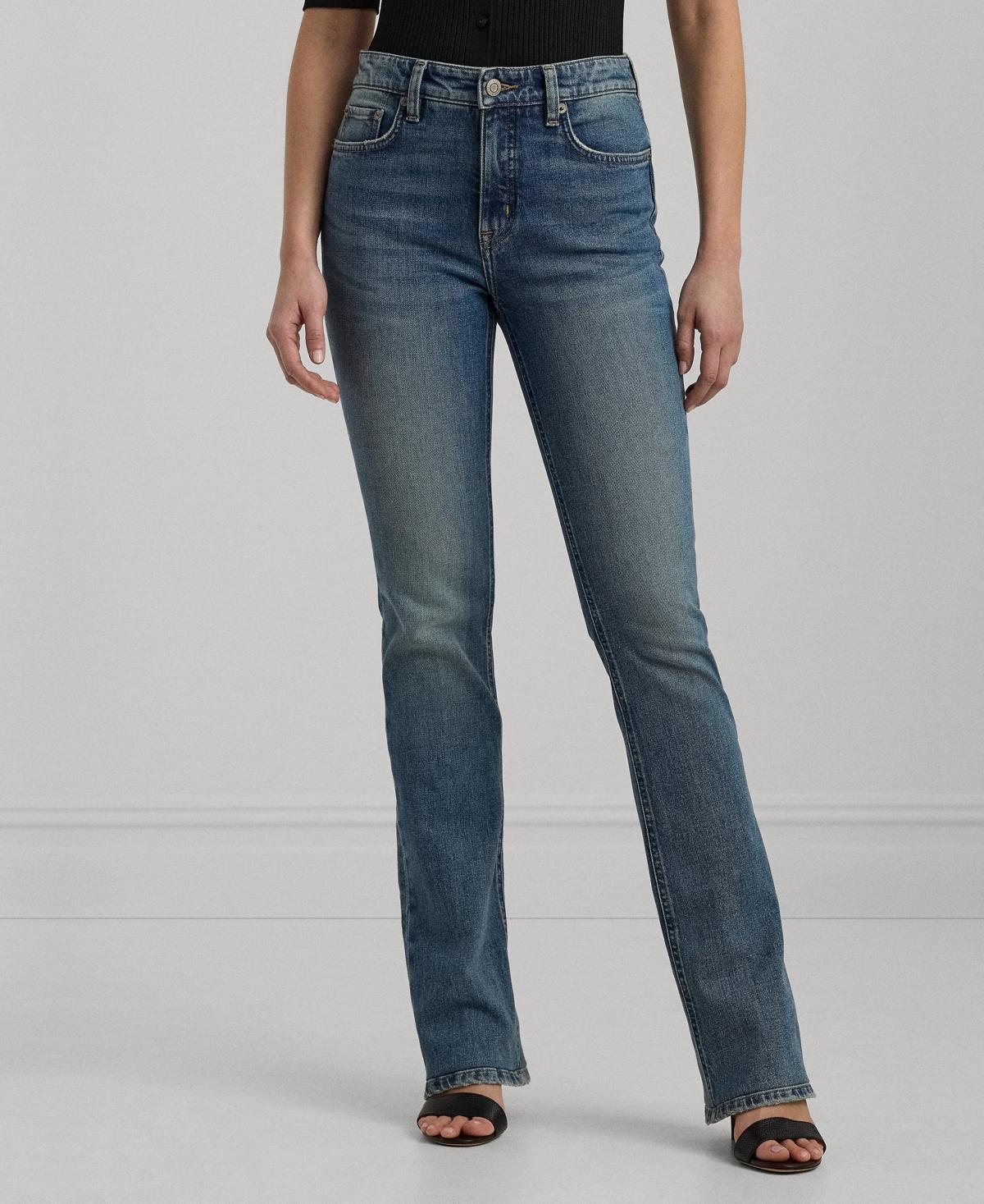 Lauren Ralph Lauren Womens High-Rise Boot Jeans Product Image