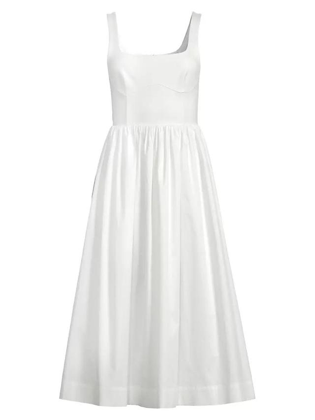 Margot Squareneck Midi-Dress Product Image