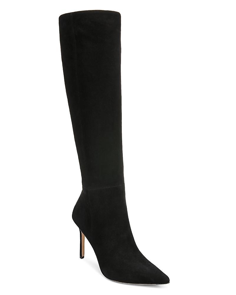 Womens Lisa Leather High-Heel Boots Product Image