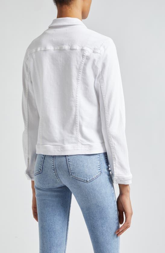 Shuri Femme Denim Jacket In Blanc Product Image