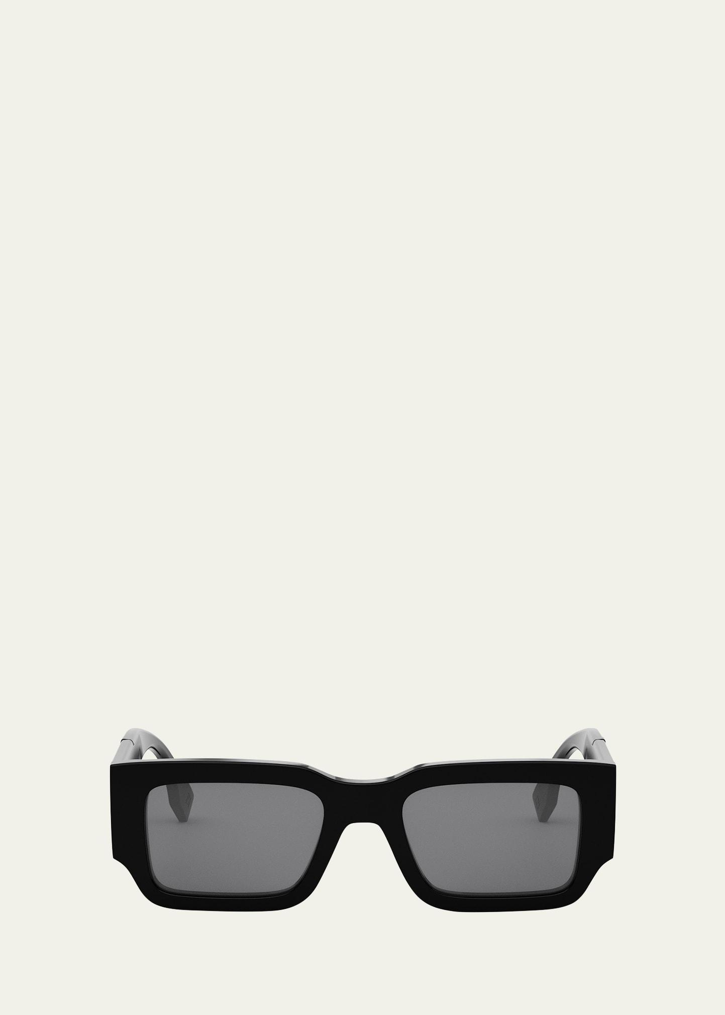 Men's Rectangle Acetate Sunglasses  Product Image