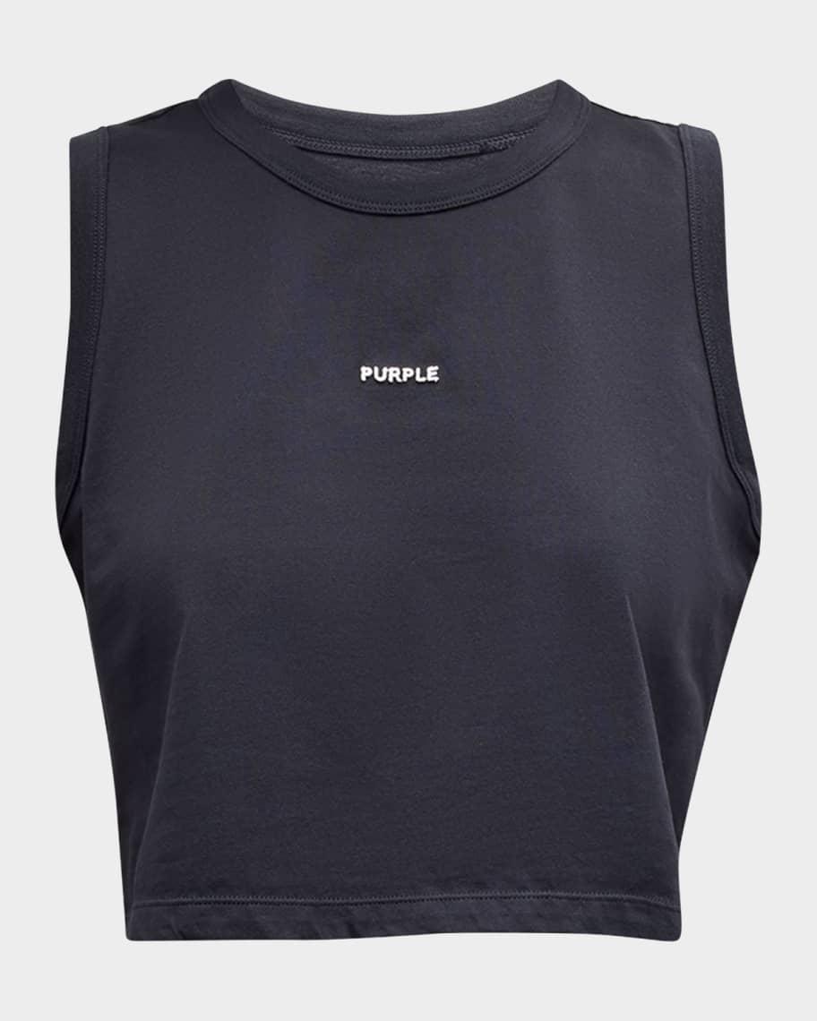 Logo Cropped Jersey Muscle Tee Product Image