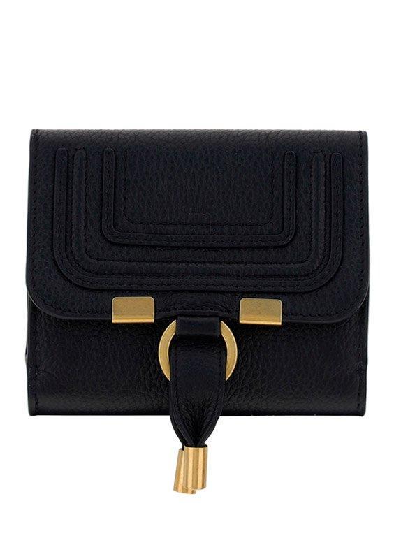 Marcie Square Wallet In Black Product Image