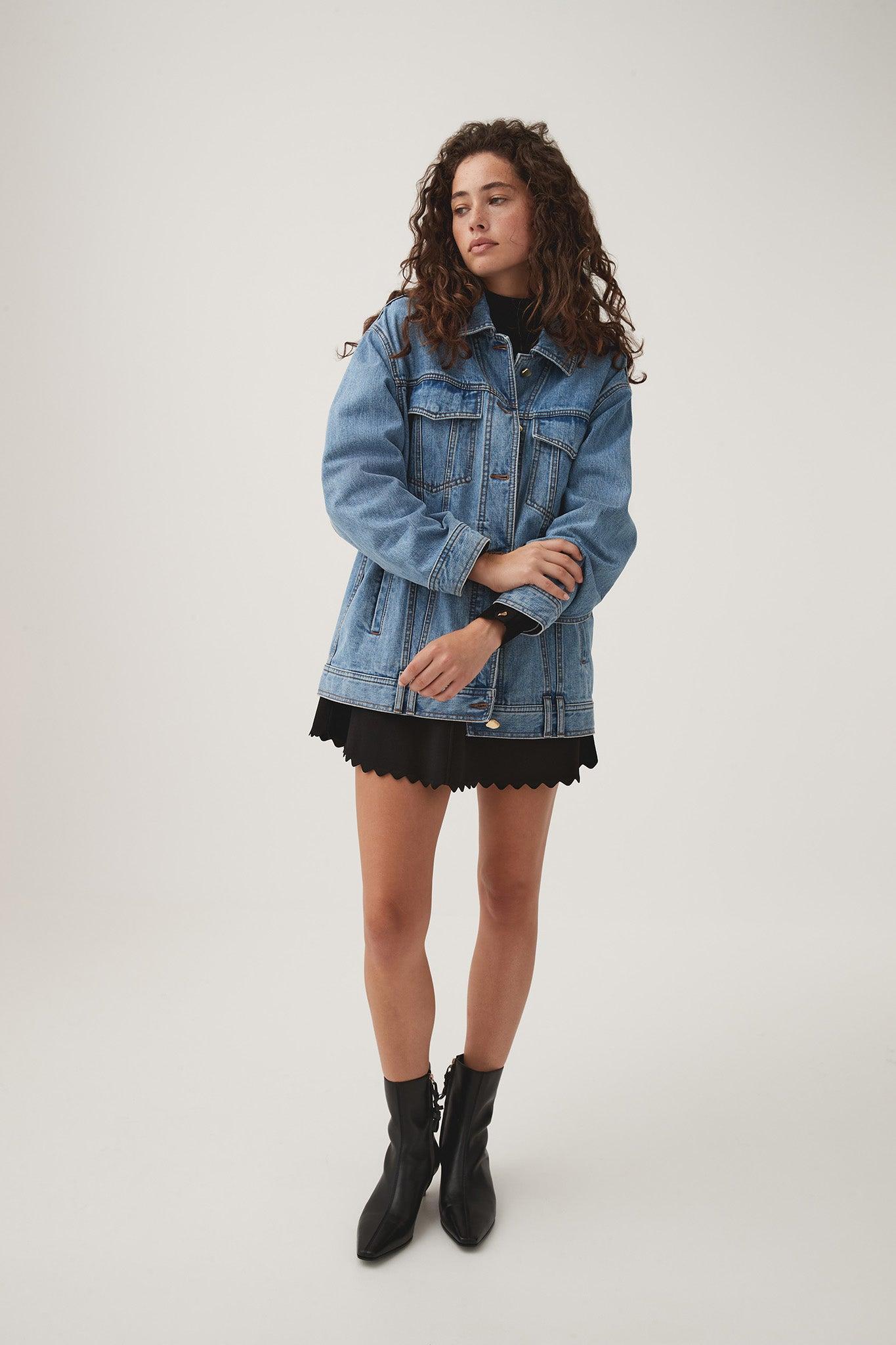 Aradia Oversized Denim Jacket Product Image