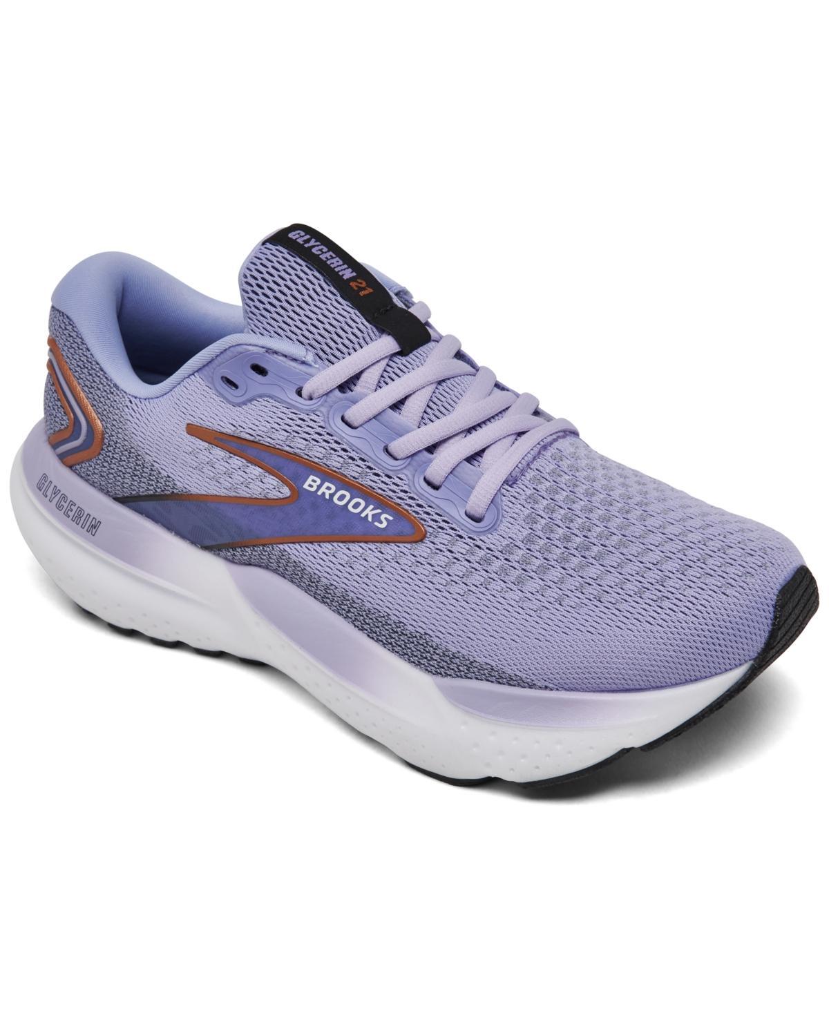 Brooks Womens Glycerin 21 Running Sneakers from Finish Line - Lavender Product Image