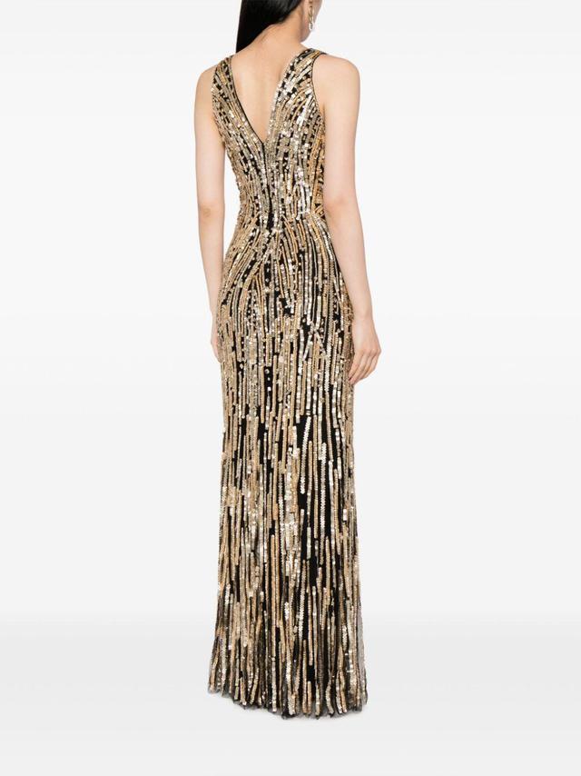 Raquel crystal-embellished long dress Product Image