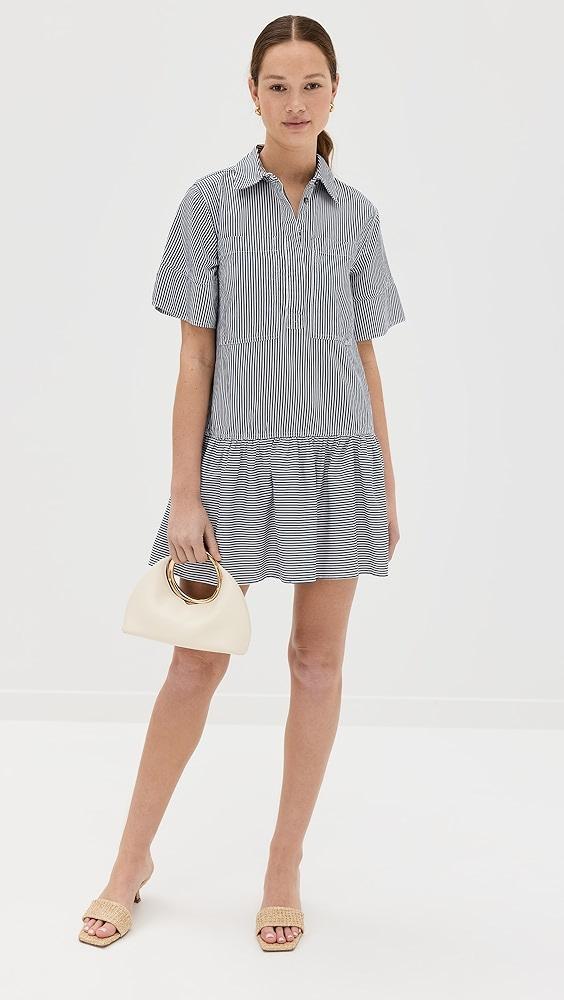 SIMKHAI Cris Short Sleeve Shirtdress | Shopbop Product Image