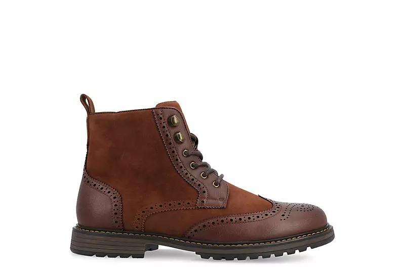 Vance Co. Virgil Mens Tru Comfort Foam Lace-up Ankle Boots Product Image