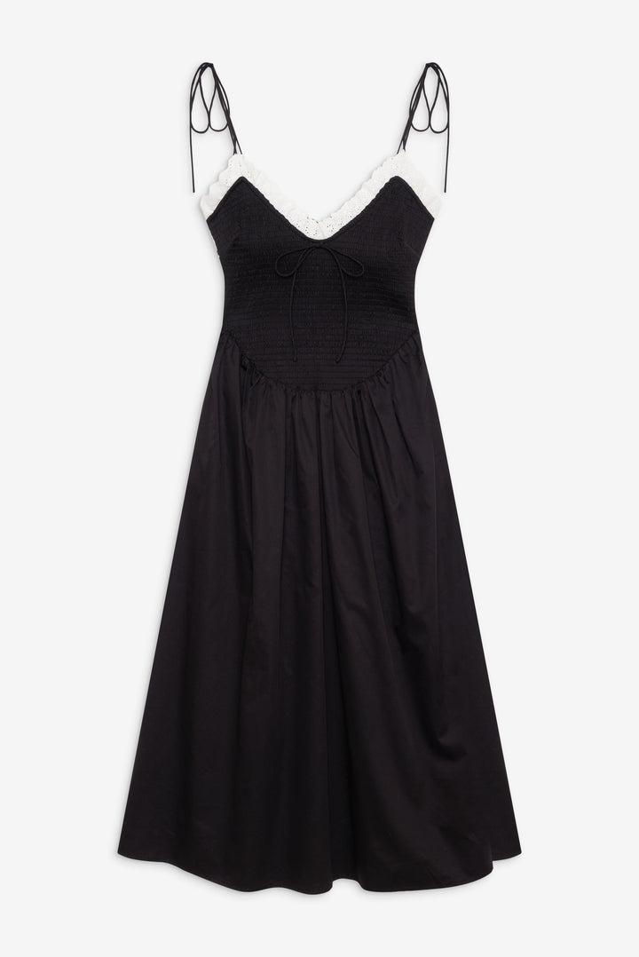 Bethany Midi Dress — Black Product Image