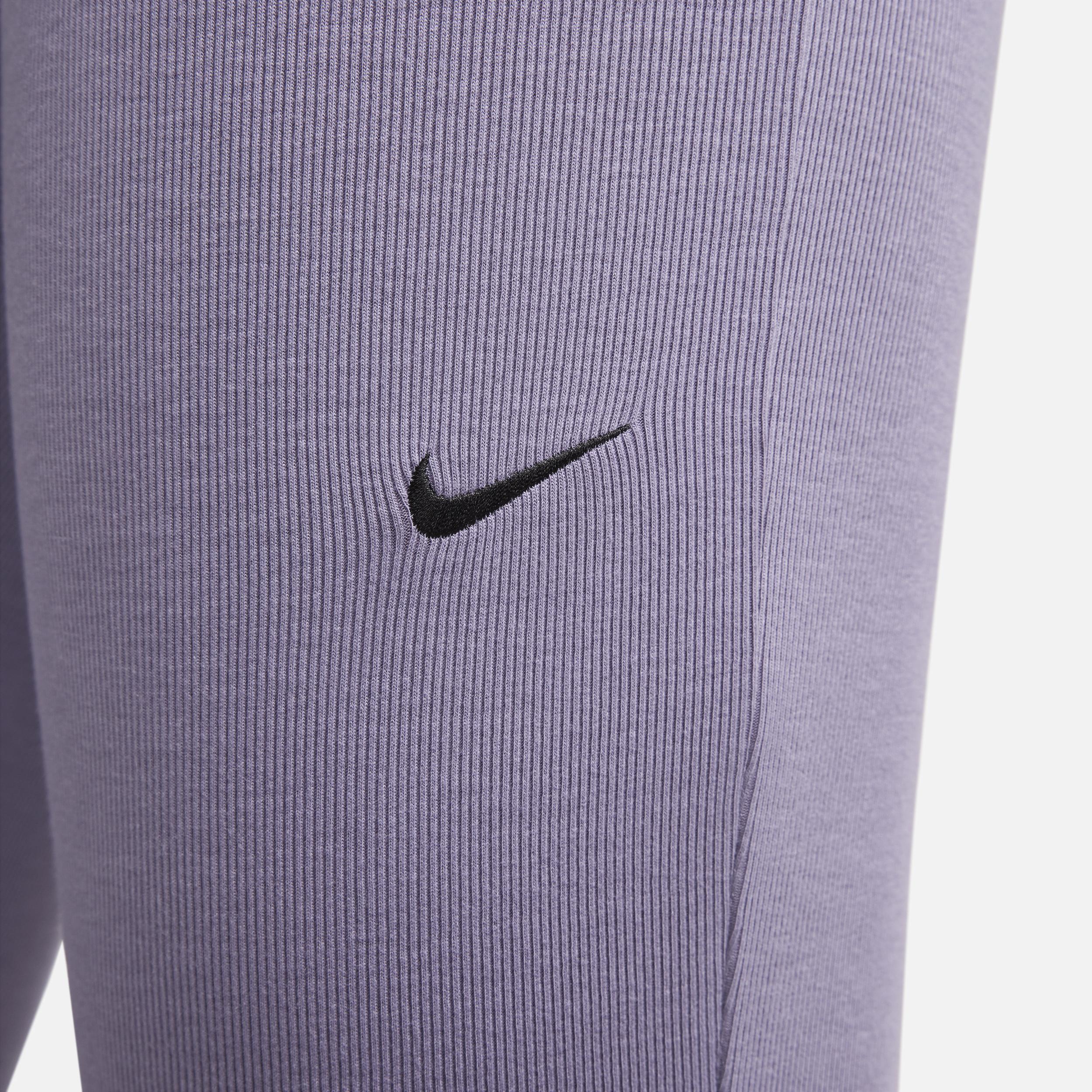 Women's Nike Sportswear Chill Knit Tight Mini-Rib Flared Leggings Product Image