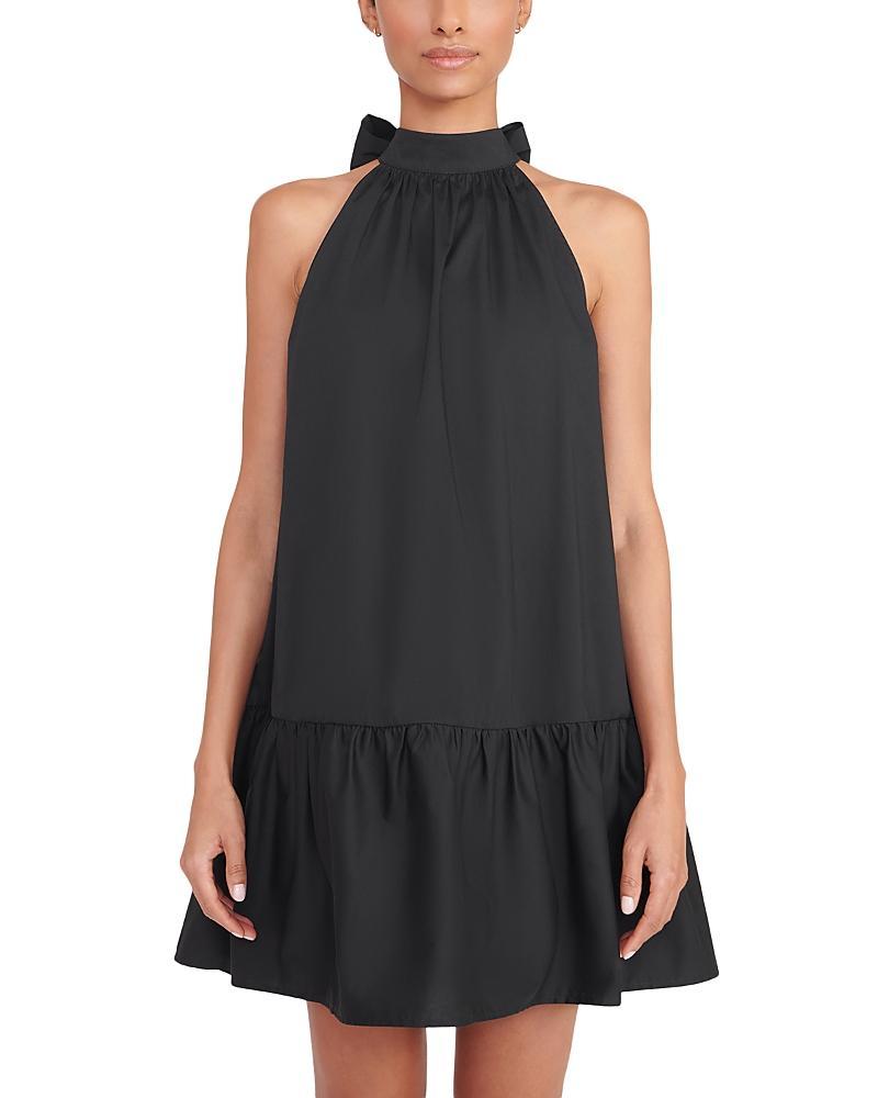 Womens Marlowe Halter Flounce Minidress Product Image