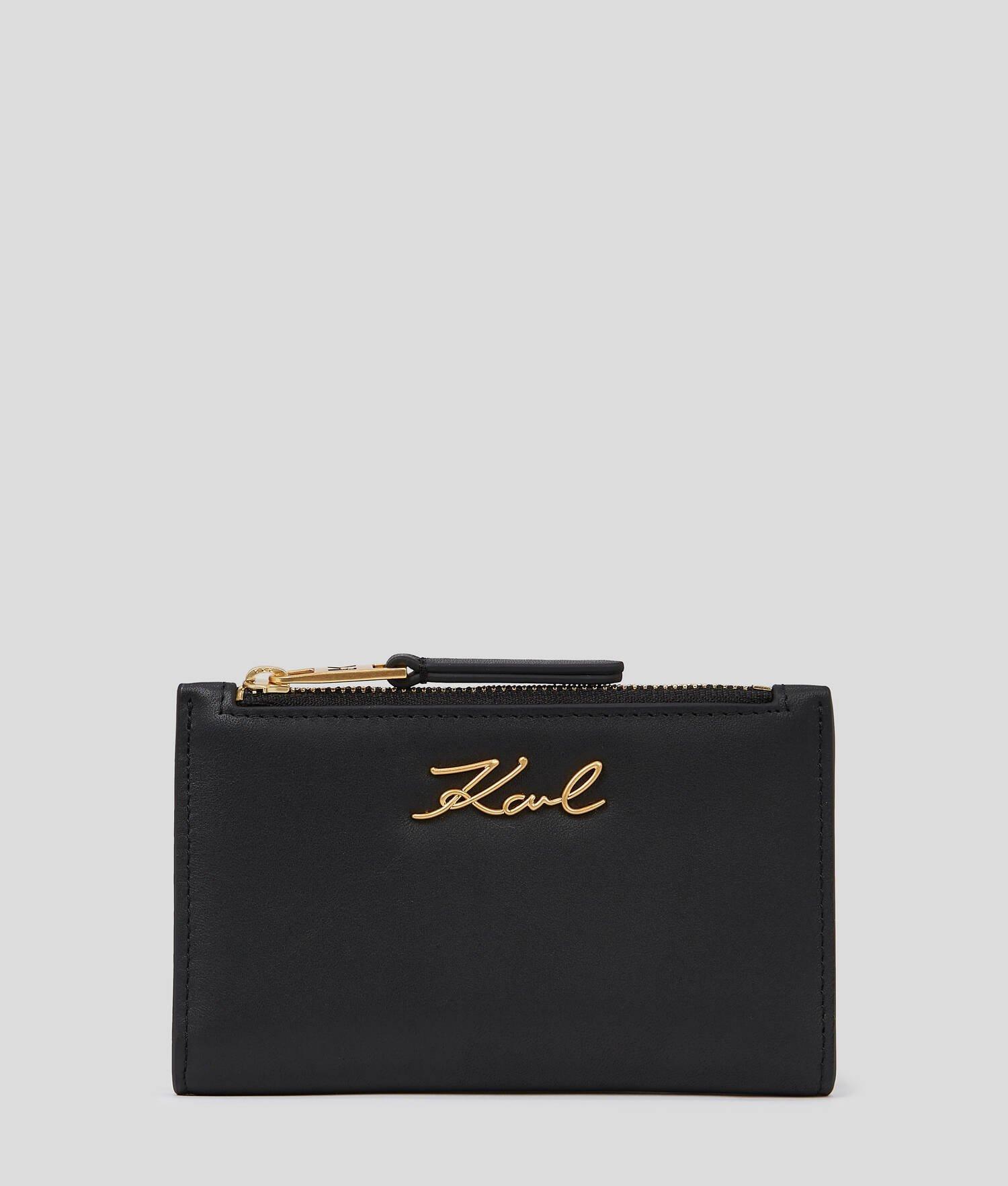 K/SIGNATURE SLIM BI-FOLD WALLET  Product Image