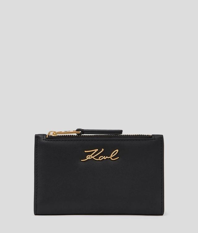 K/SIGNATURE SLIM BI-FOLD WALLET  Product Image