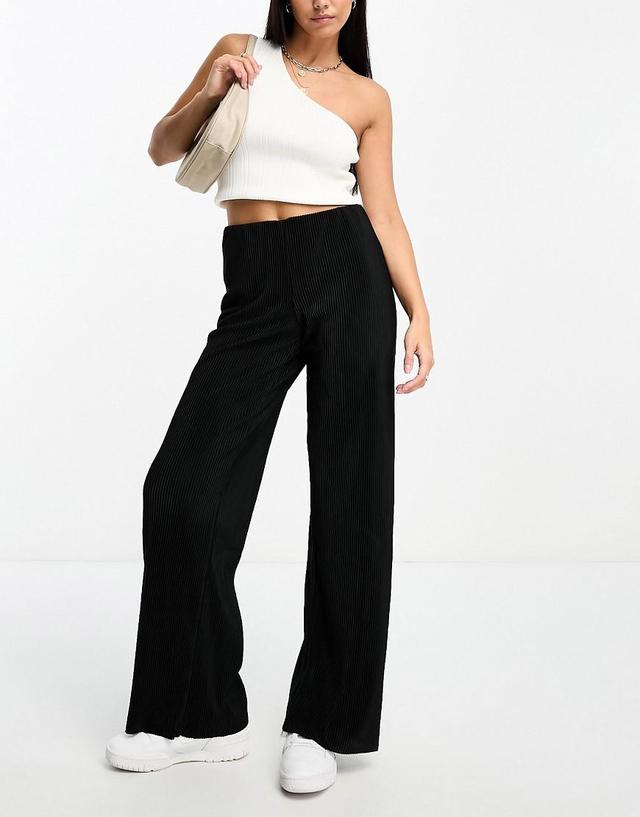 Mango high waist elasticated waist slouchy pants Product Image