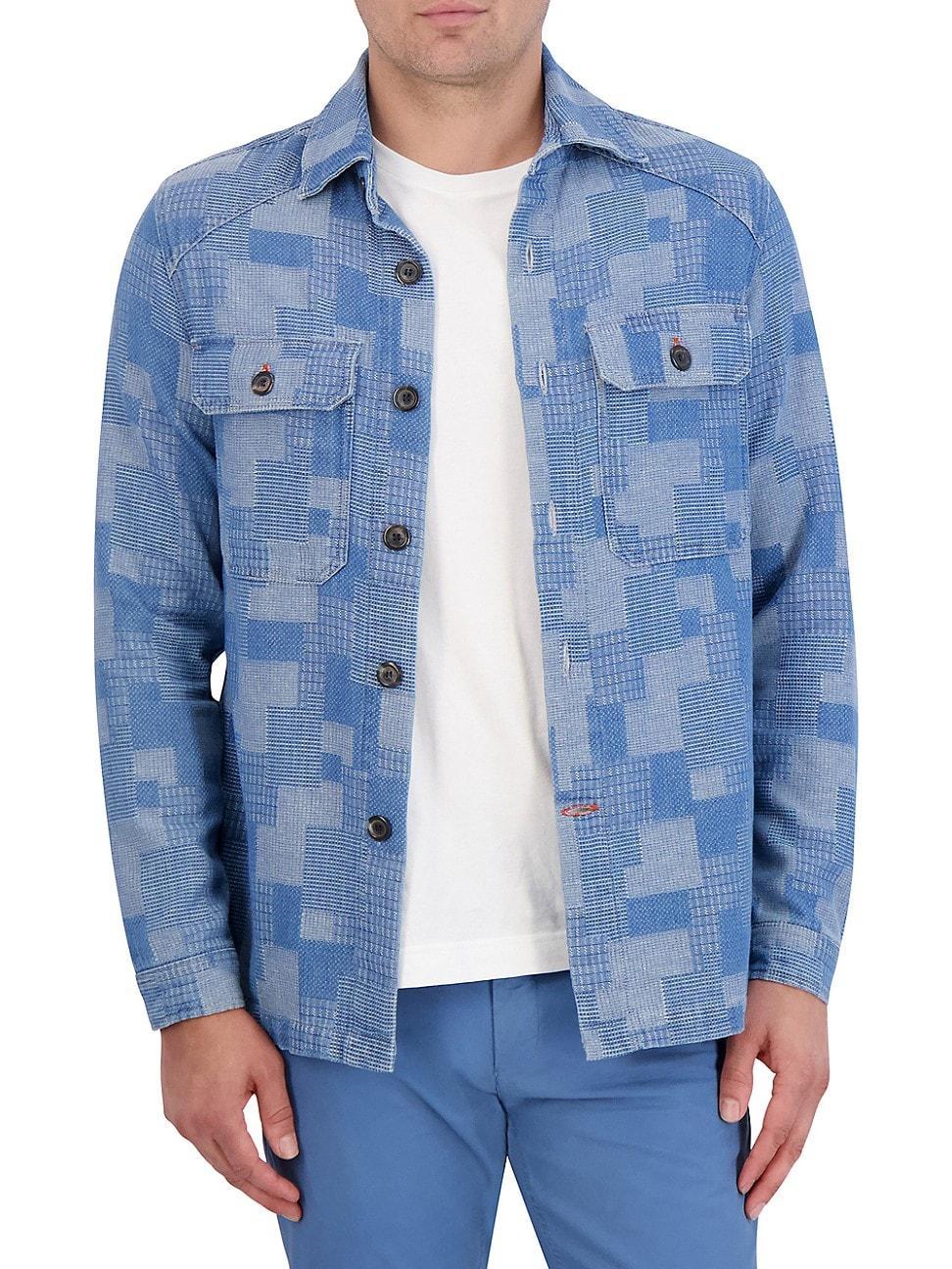 Mens Jaxon Patchwork Overshirt Product Image