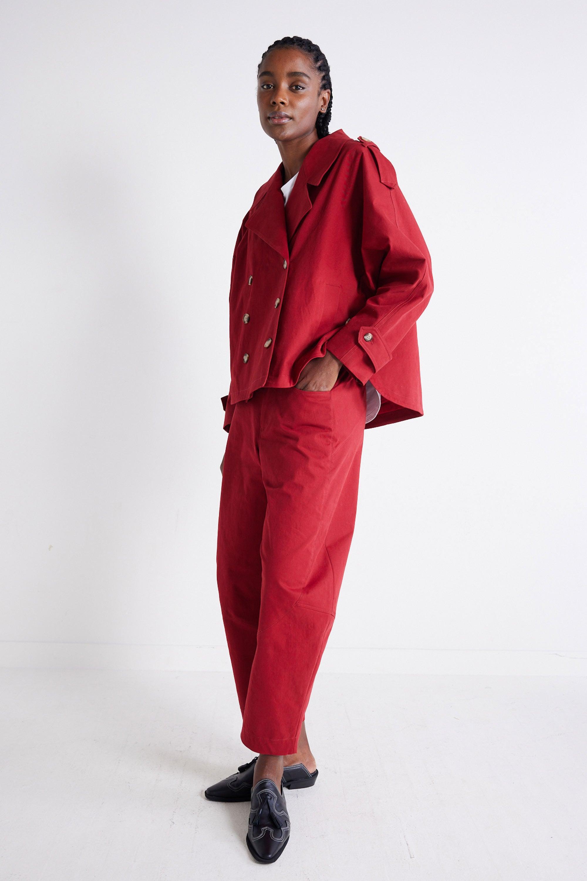 The Oversized Twill Trench Product Image