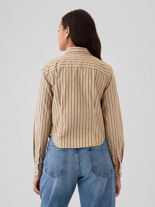 Organic Cotton Cropped Shirt Product Image