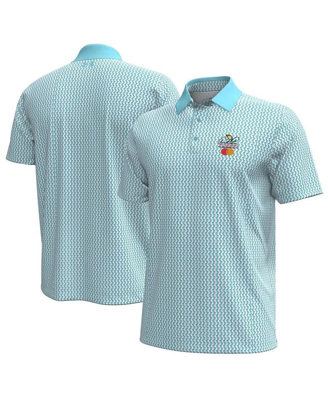 Under Armour Mens Blue Arnold Palmer Invitational Playoff 3.0 Crane Print Polo Product Image