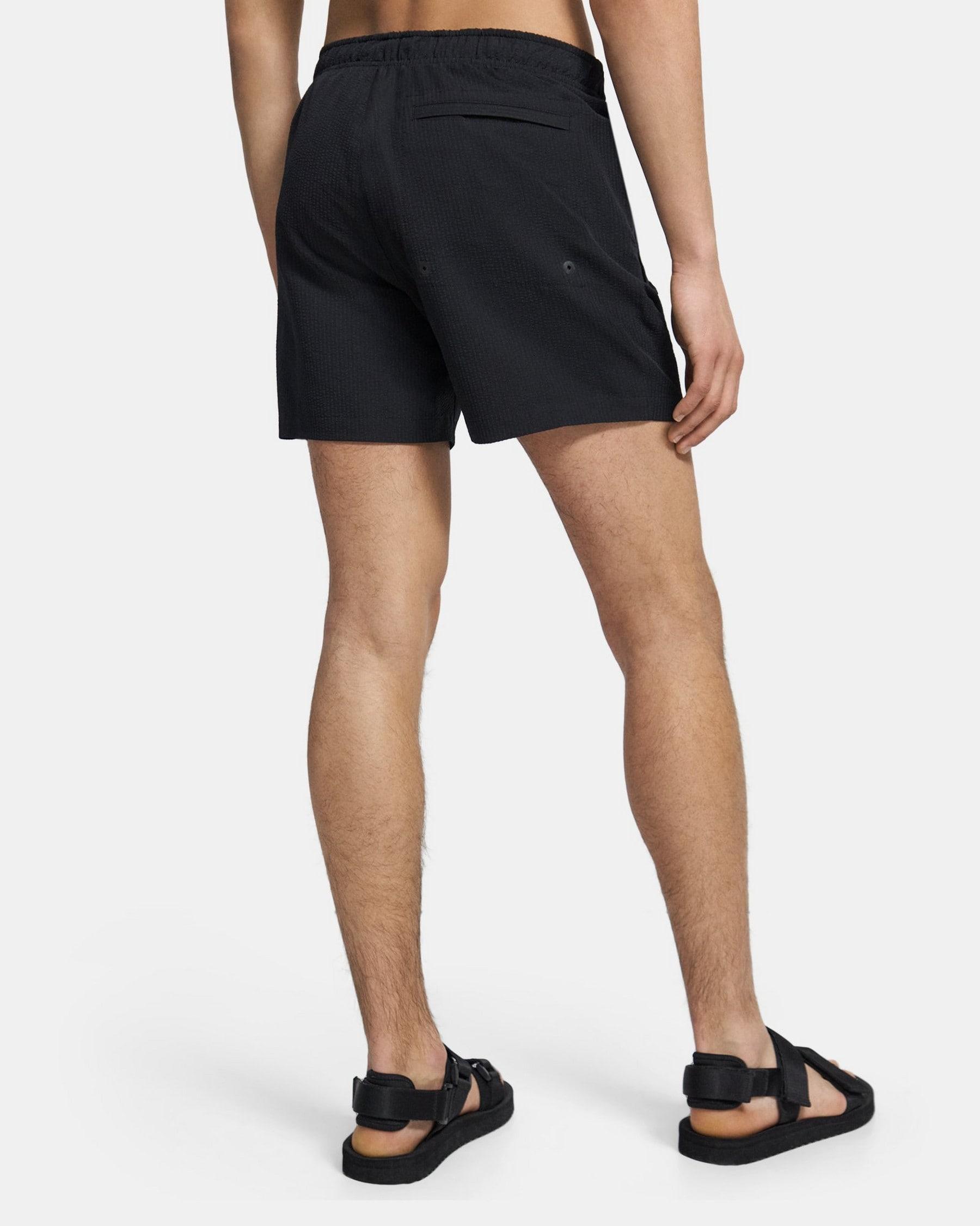 Swim Trunks in Stretch Seersucker Product Image