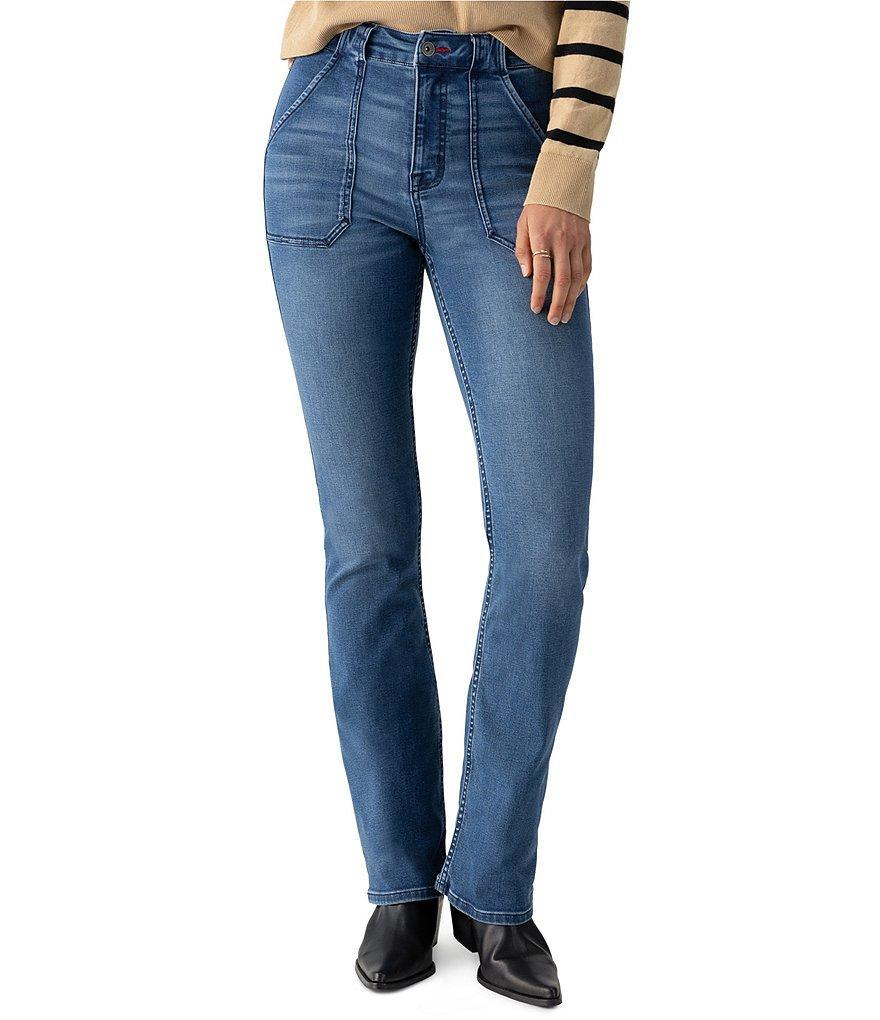 Sanctuary Sculpted Hayden Denim Standard Rise Bootcut Pants Product Image