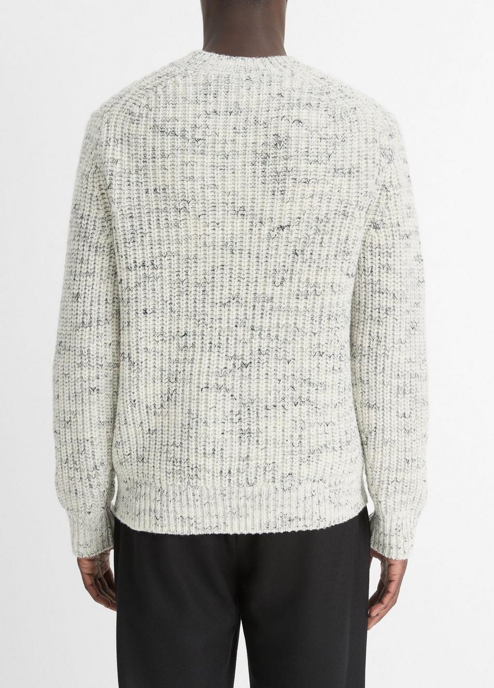 Super Space-Dye Wool Crew Neck Sweater Product Image