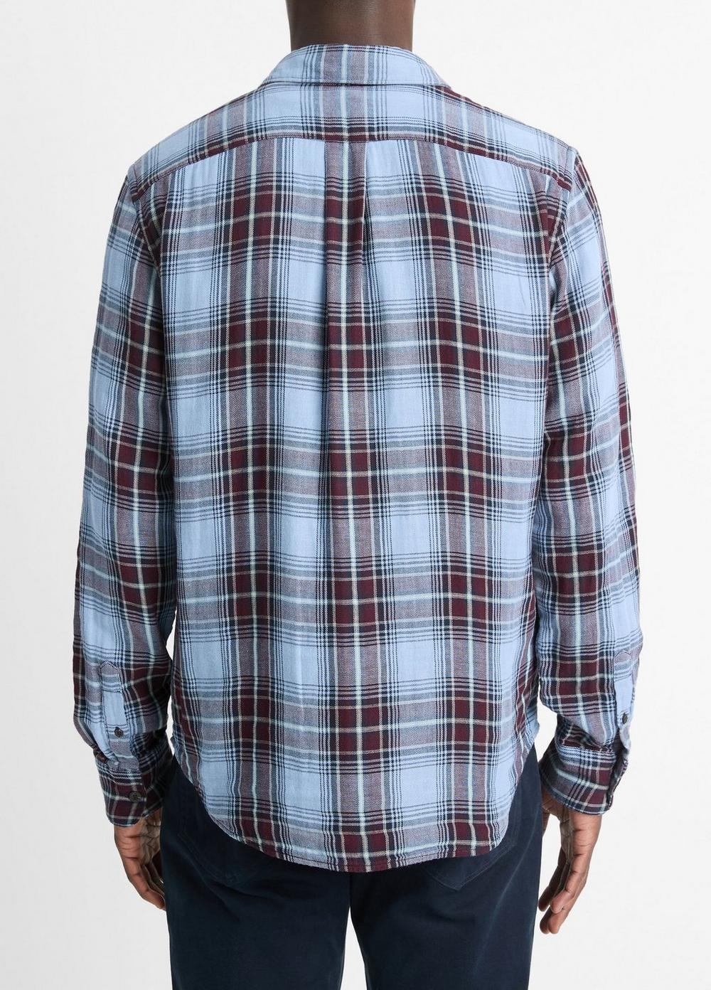 Napa Plaid Cotton Shirt Product Image