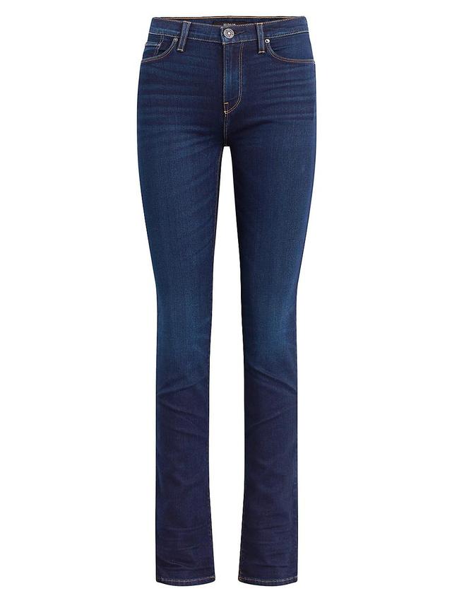 Hudson Jeans Nico Mid-Rise Straight in Requiem (Requiem) Women's Jeans Product Image