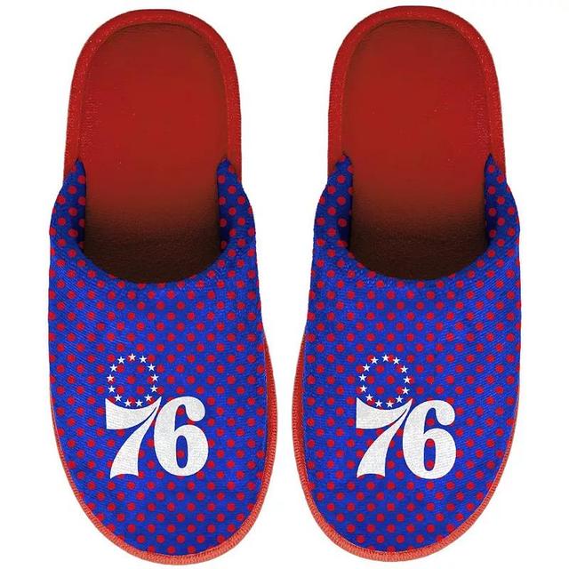 Womens FOCO Philadelphia 76ers Big Logo Scuff Slippers Product Image