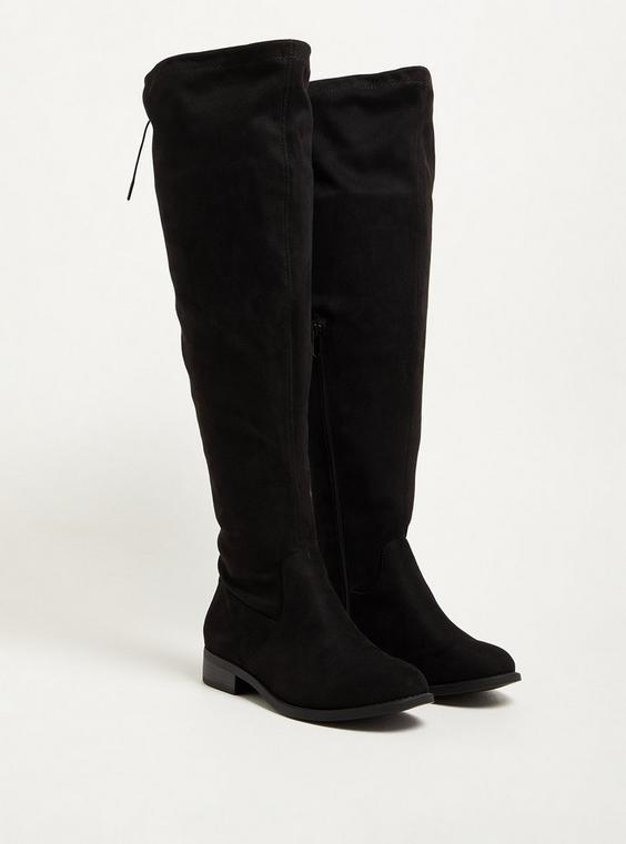 Stretch Flat Over The Knee Boot (WW) Product Image