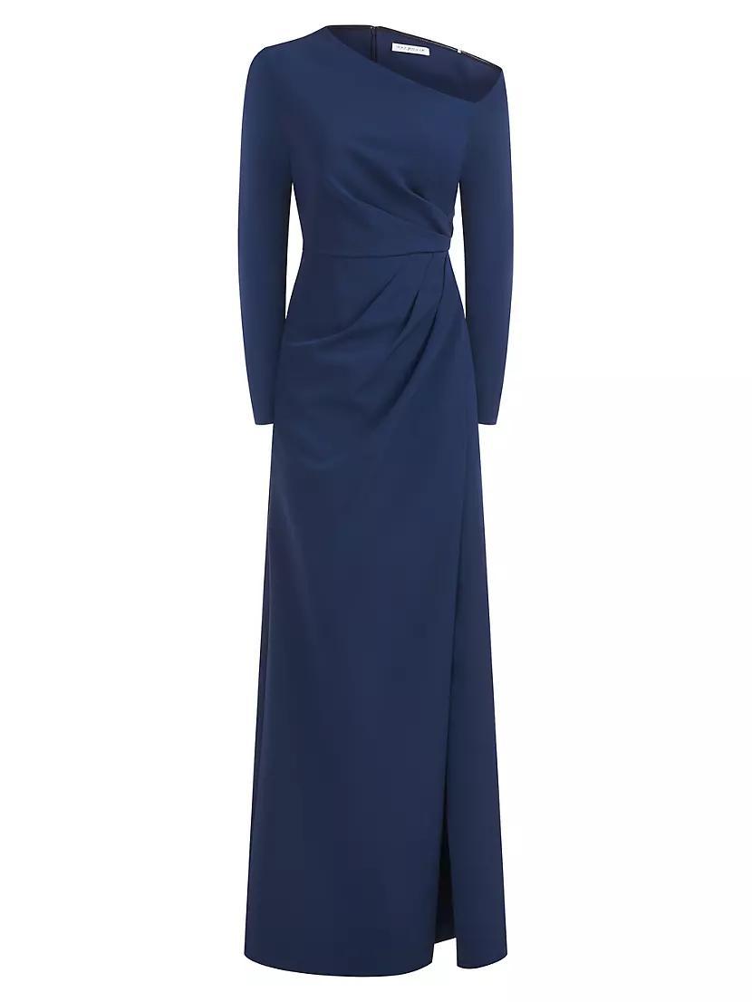 Irina Gown Asymmetric Long-Sleeve Gown Product Image