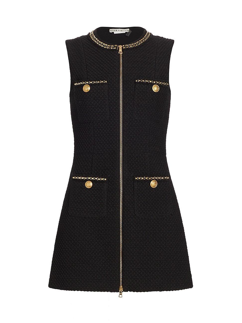 Womens Lacchan Tweed Minidress Product Image