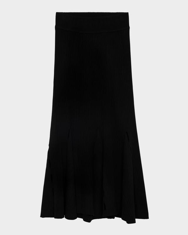 Ginza Ribbed Midi Skirt Product Image