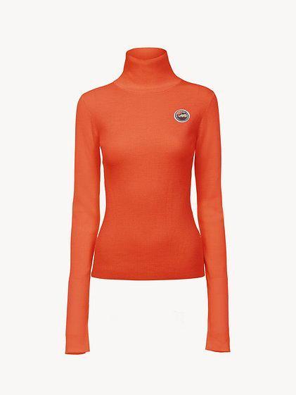 Fitted turtleneck top product image