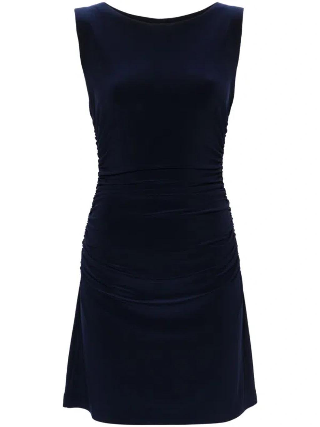 NORMA KAMALI Sleeveless Mini Dress In Blue Product Image