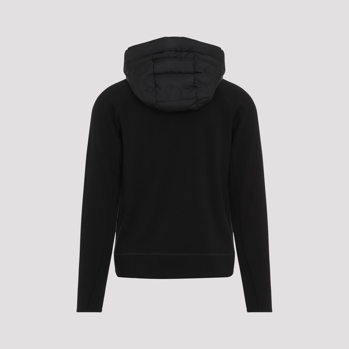 Logo Sweatshirt Jacket In Black Product Image